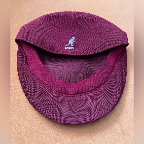 Kangol Tropic 504 Ventair-Hat Cap Burgundy M - Picture 3 of 8